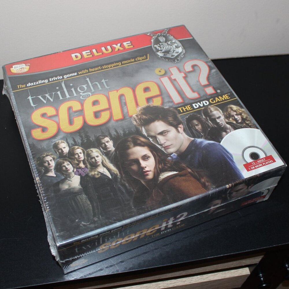 3/$55❤️new sealed Deluxe TWILIGHT Scene It? The DVD Game 2009 Screenlife USA